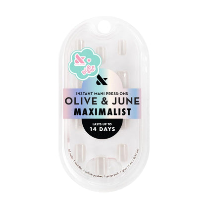 Olive & June Marshmallow Velvet close-up texture showing realistic matte finish