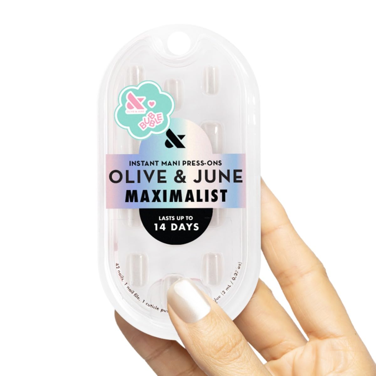 Olive & June front packaging showing kit and brand for easy recognition