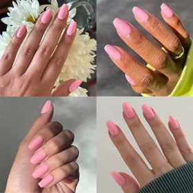 Olive & June nails arranged to show 21 sizes benefit precise custom fit