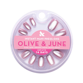 Olive & June spread of 42 nails demonstrating size variety and fit