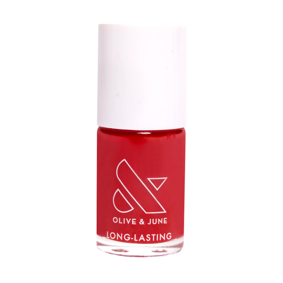 Olive & June front bottle showing shade and easy selection benefit