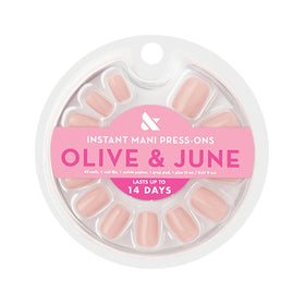 Olive & June close-up of press-on curve demonstrating natural fit benefit