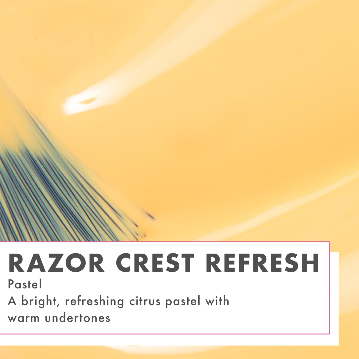 Olive & June swatch sticks showing Razor Crest Refresh pigment and glossy finish for color choice