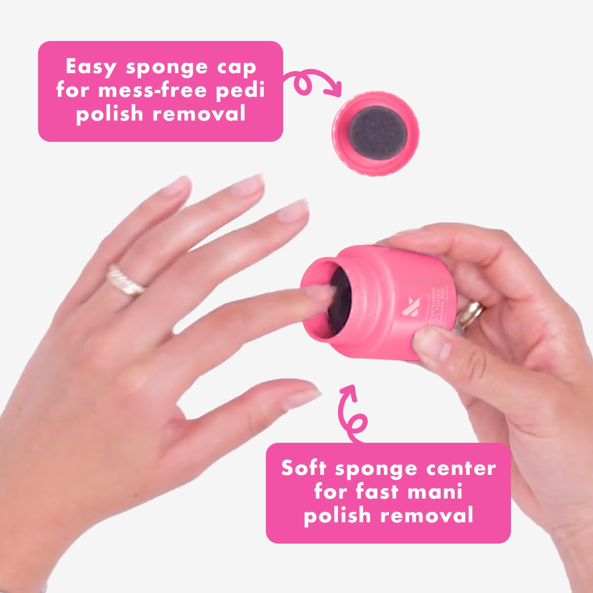 Olive & June open pot with saturated center sponge for quick removal