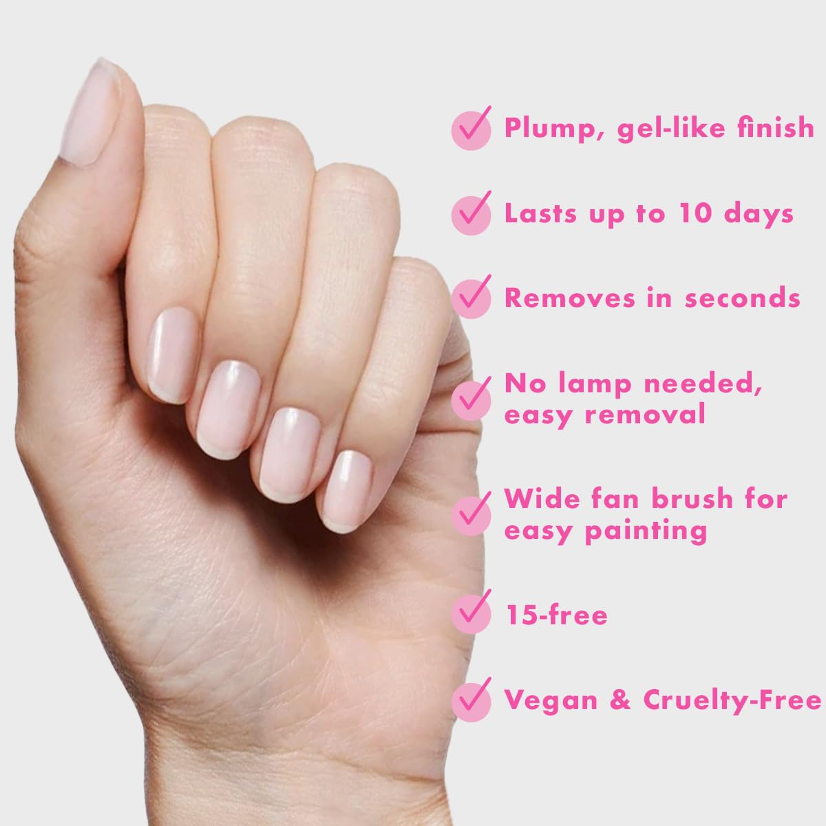 Olive & June texture close-up showing smooth leveling for streak-free nails