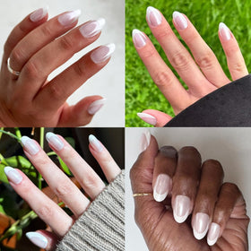 Olive & June included file, buffer, prep pad and cuticle pusher for simple professional prep