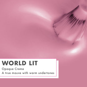 Olive & June polish bottle close-up label highlighting clean formula benefits