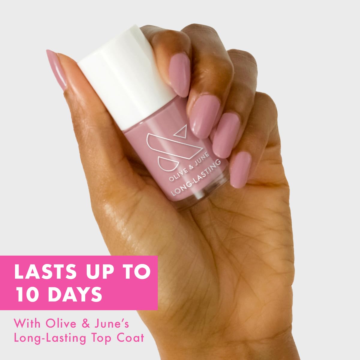 Olive & June wide fan brush spreading World Lit for easy full coverage