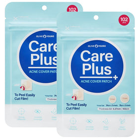 OLIVE YOUNG front packaging showing patch sheet and count for convenient supply