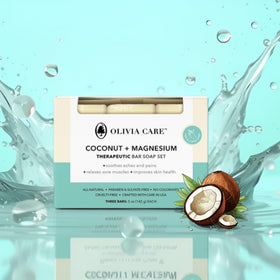 Olivia Care close-up of triple-milled texture highlighting long-lasting density