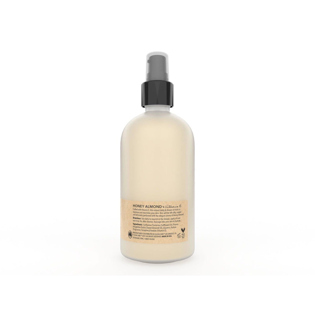 Olivia Care bottle in a bathroom setting showing calming daily routine benefit