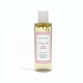 Olivia Care front packaging shows 4 oz bottle and floral branding, promotes hydration