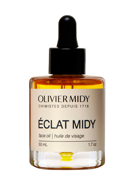 Olivier Midy front packaging showing sleek bottle and easy dosing benefit
