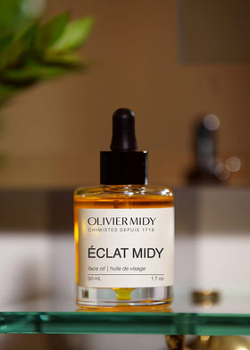 Olivier Midy label featuring BA106 technology to support skin resilience