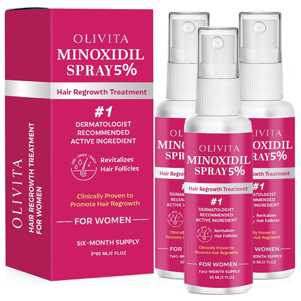 OLIVITA front spray bottle showing clear label and easy-use benefit