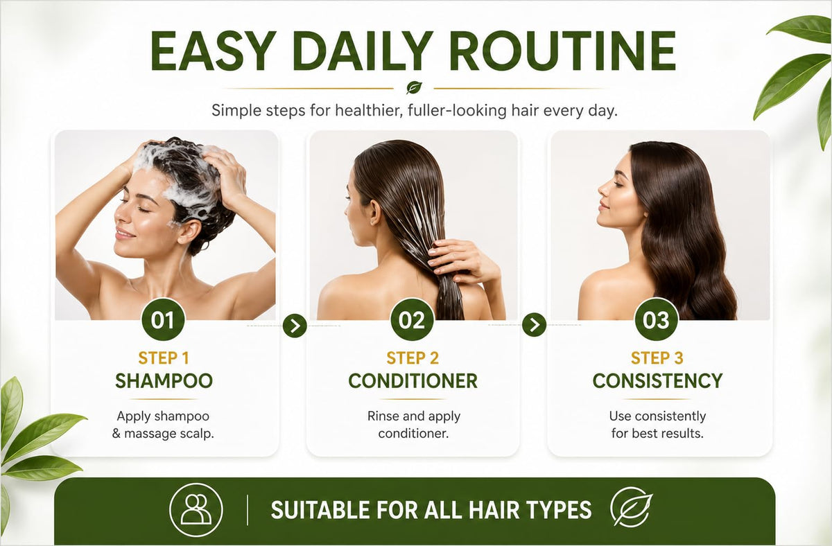 OLIVITA styled hair fullness after use showcasing visible volume and bounce
