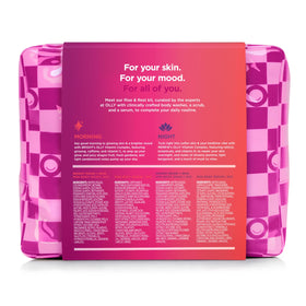 OLLY Renew body serum pouring demonstrating lightweight hydration and fast absorption