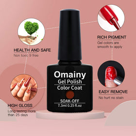 Omainy in-salon styling scene with technician applying thermal gel for professional finish