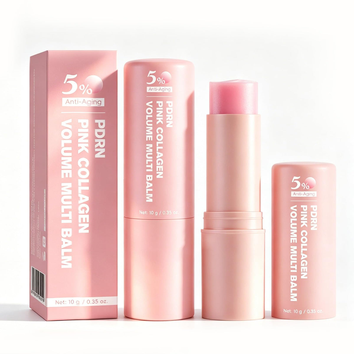 Omexry front view of balm stick showing compact twist-up design for easy use