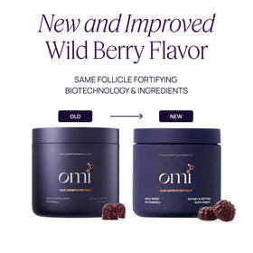 OMI close-up gummy texture highlighting smooth chewability benefits