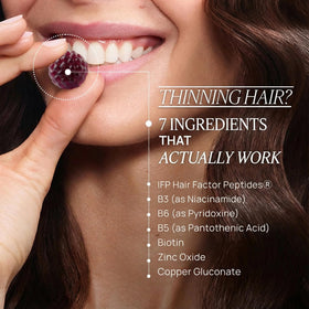 OMI product label and ingredient list showing third-party tested benefit