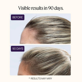 OMI WellBeauty before and after styling showing improved manageability benefit