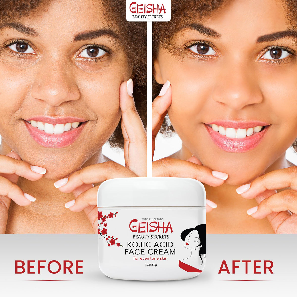 OMIC Geisha on bathroom vanity with towels showing daily routine convenience benefit