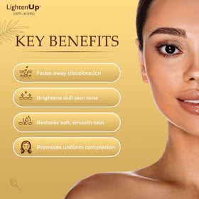 OMIC Lighten-Up 100 ml next to common items to show scale