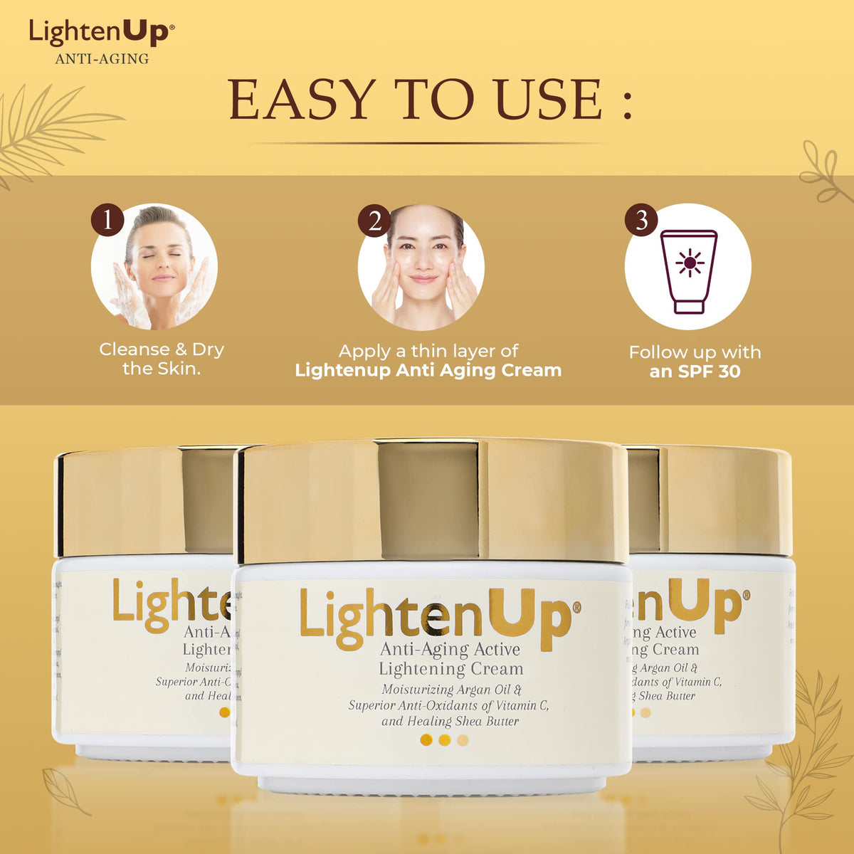 OMIC Lighten-Up placed on bathroom vanity for daily routine