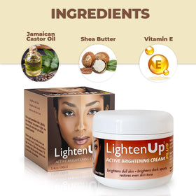 OMIC Lighten-Up cream texture close-up showing smooth consistency and hydration