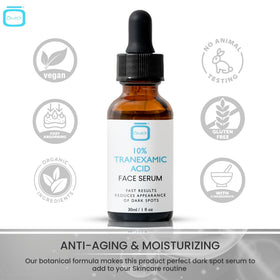 OMIC texture drop of serum demonstrating lightweight hydration benefit