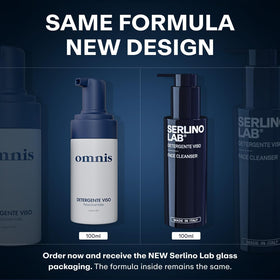Omnis Uomo pump close-up demonstrating easy, controlled dispensing