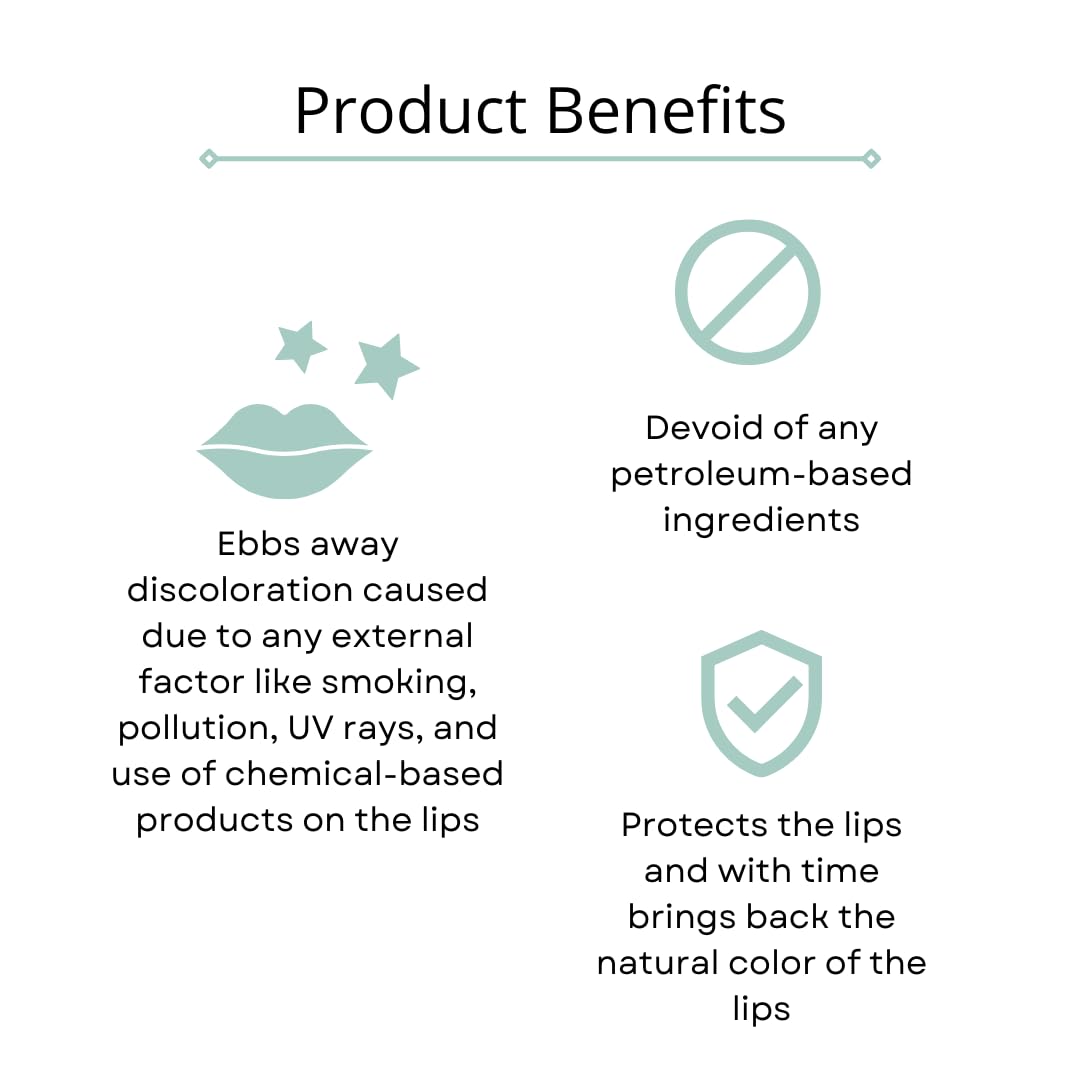 OMORFEE BE EXOTIC OF applying salve to lips for immediate softness and even tone