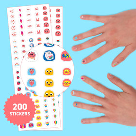 Omy sticker sheet close-up displaying fine kawaii details and bright colors