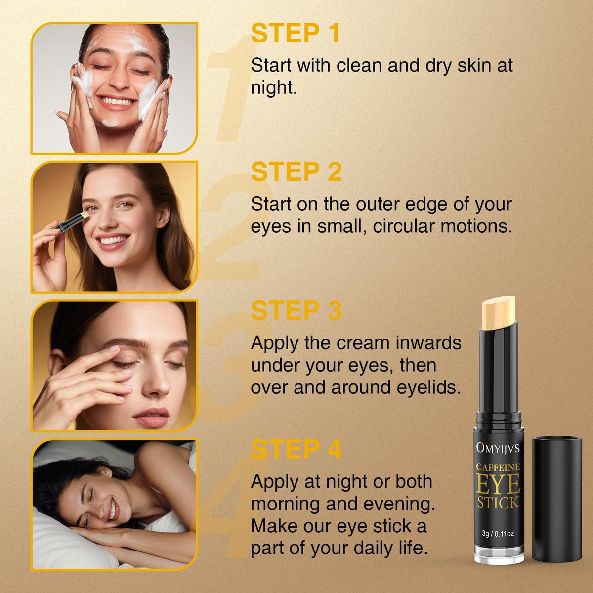 OMYIJVS ingredients flatlay with extracts showing nourishing blend