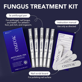 OMZOK open pen brush applicator for precise nail coverage