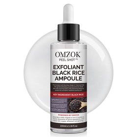 OMZOK front packaging showing ampoule duo and product benefits