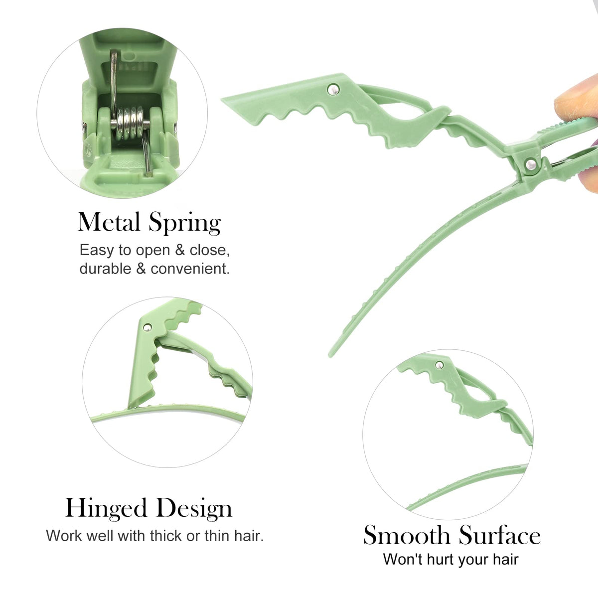 ondder clips holding hair during salon sectioning for efficient styling
