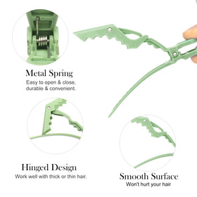 ondder clips holding hair during salon sectioning for efficient styling