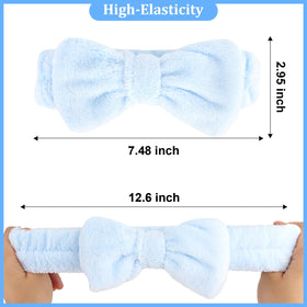 Ondder headband stretched on model demonstrating elastic fit