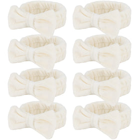 Ondder front pack view showing eight beige headbands, convenient multi-pack