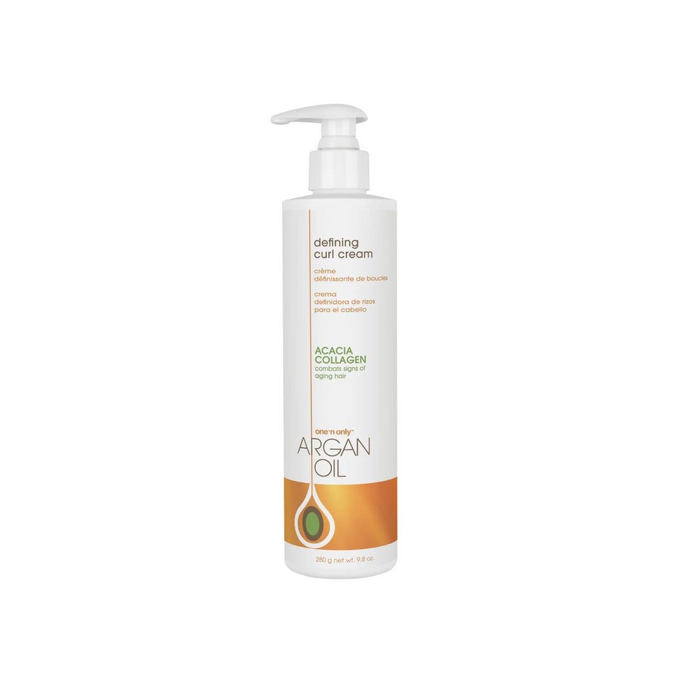 One 'n Only defining curl cream front jar showing label and size benefits
