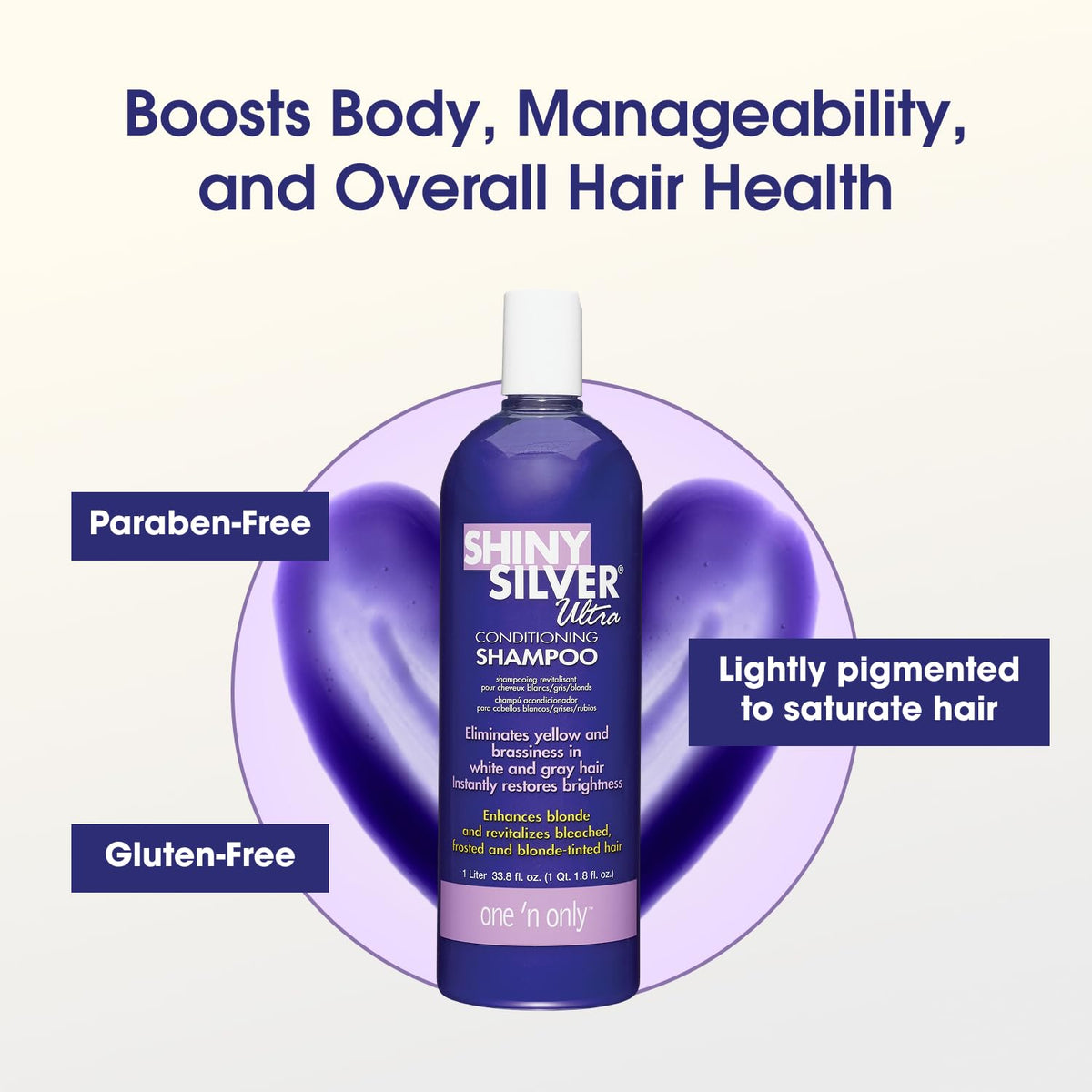 One 'n Only before and after tone comparison, displays reduced brassiness and brighter results