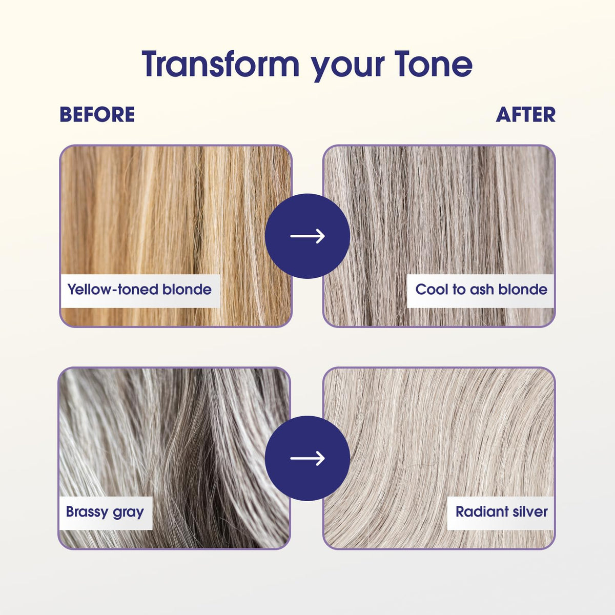 One 'n Only shampoo texture on palm, demonstrates creamy pigment and moisturizing feel