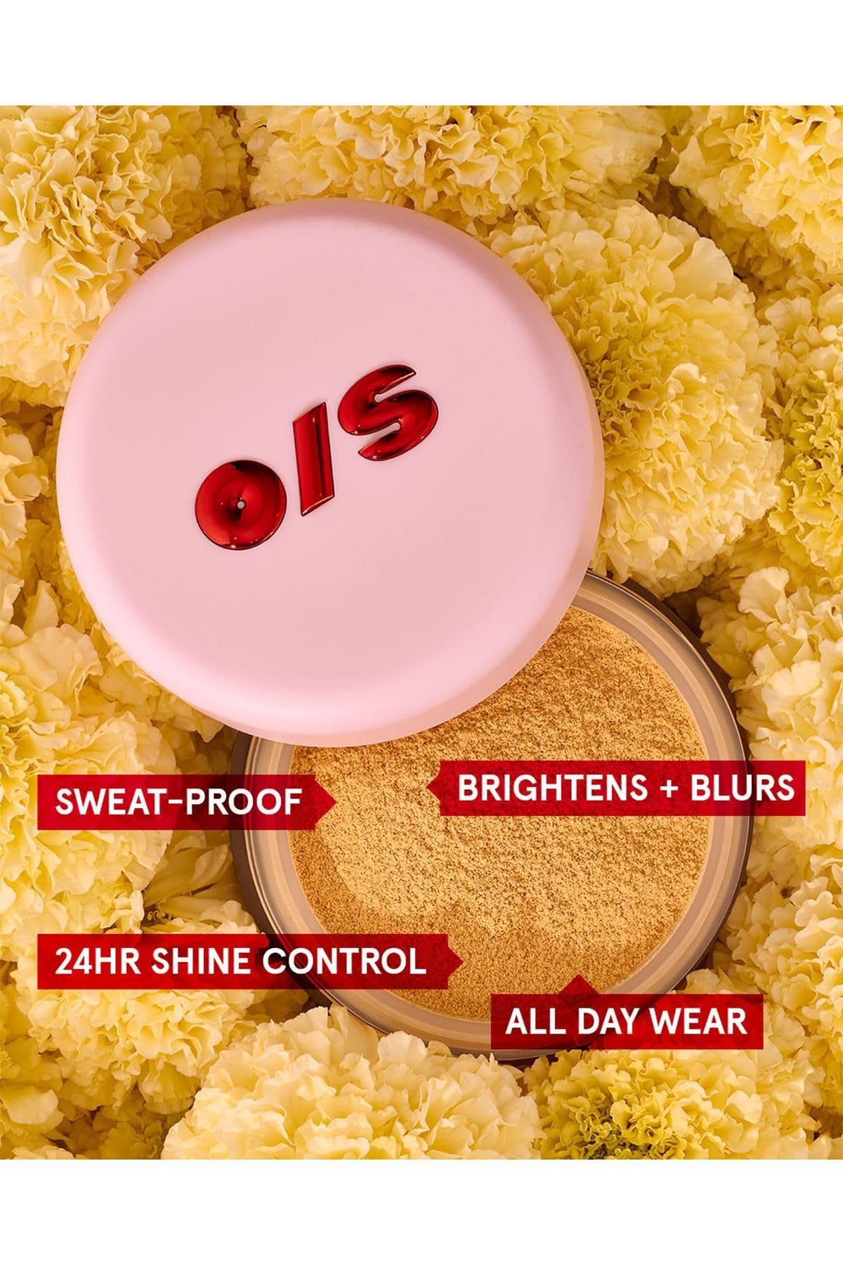 One Size jar on vanity with tools, showcasing everyday beauty routine compatibility