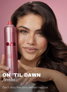 Close-up mist from One Size On 'Til Dawn showing fine spray distribution benefit