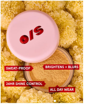 One Size by Patrick Starrr close-up texture swatch displaying silky, blurring finish for smooth skin