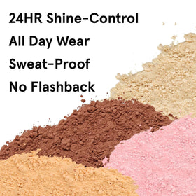 ONE/SIZE by Patrick Starrr before and after showing reduced shine and refined texture
