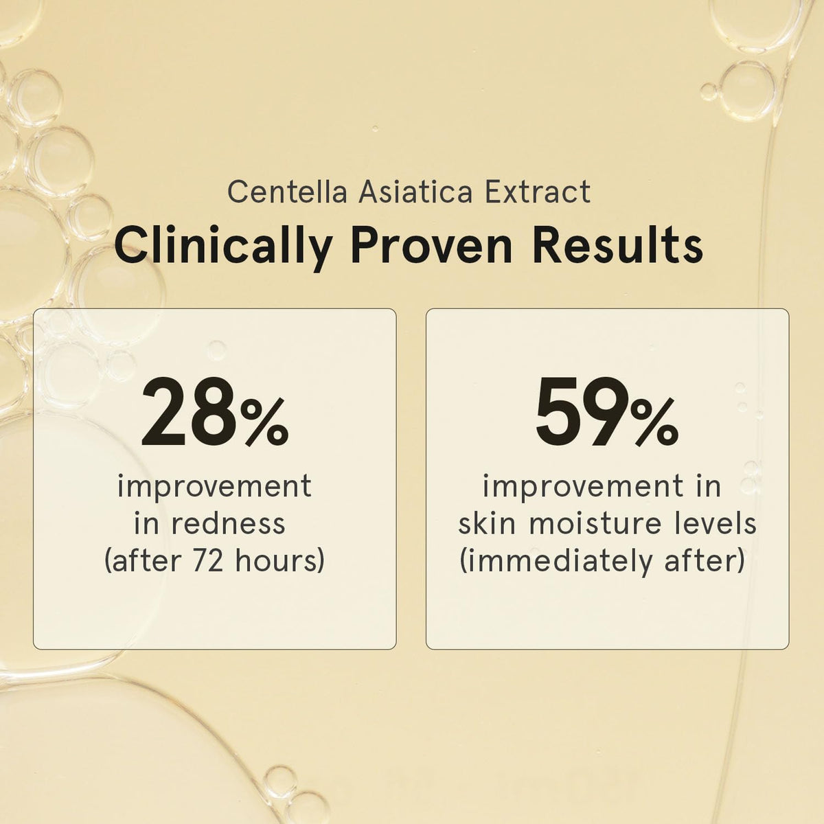 ONE THING close-up of the clear texture illustrating hydrating essence consistency