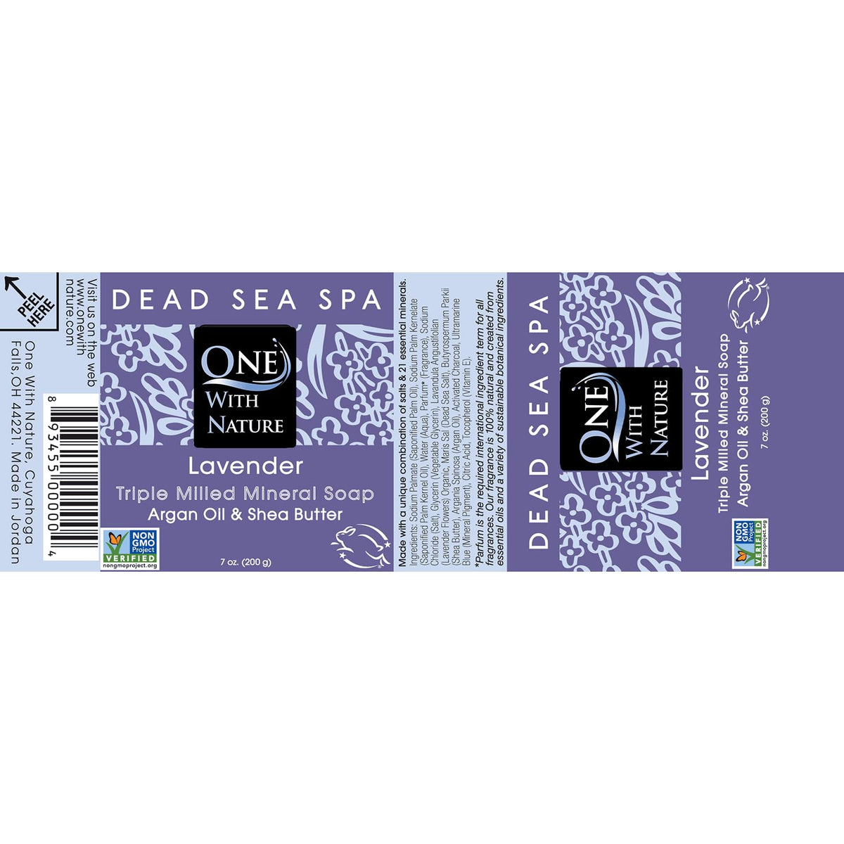one with nature three bars stacked to show value pack and consistent quality